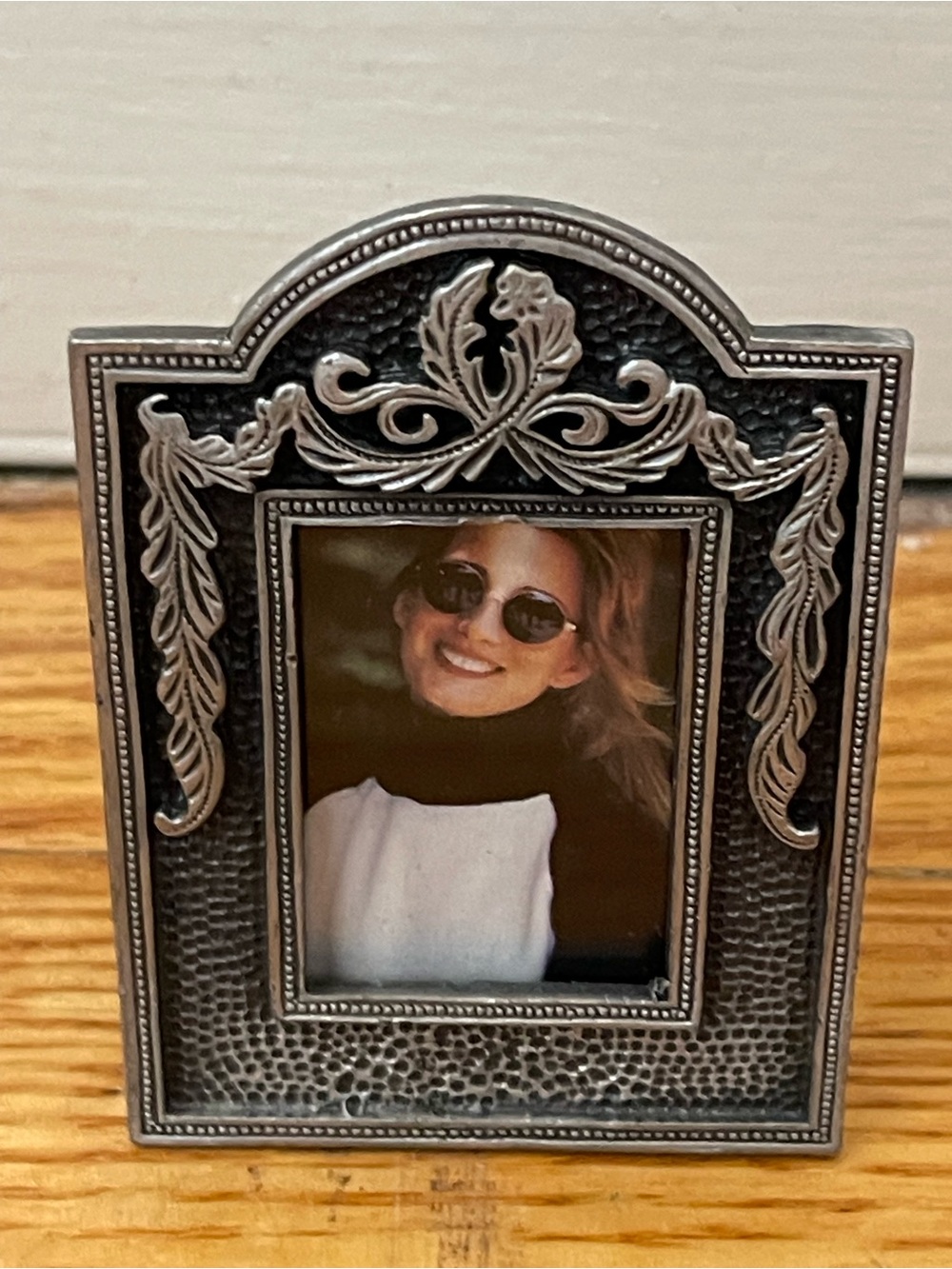 Classic Ornate Pewter Photo Frame